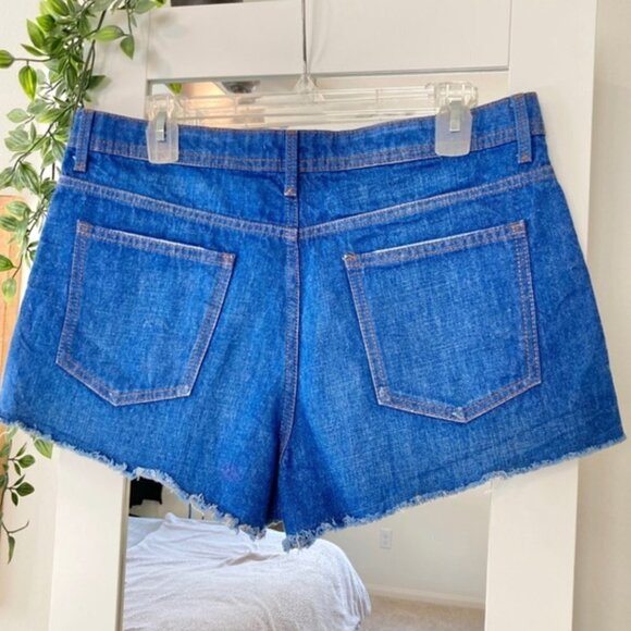 Forever 21 high rise denim cutoff jean shorts size 31 - Picture 5 of 12